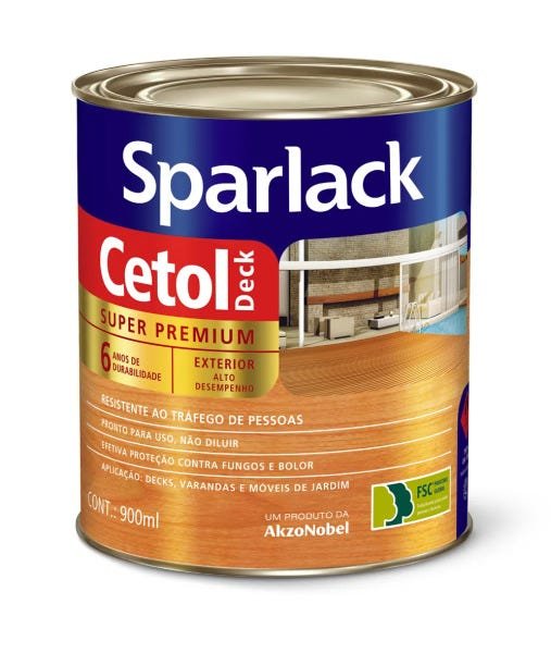 Sparlack Verniz Cetol Deck 0,9 litro 0,9 litro