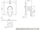 Ver imagem 2 de Lift Acabamento Monocomando para Chuveiro Baixa Pressão (3/4) Chrome - Docol