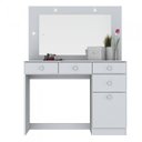 Ver imagem 2 de Penteadeira com Espelho e Led 1 Porta 4 Gavetas Beauty Henn