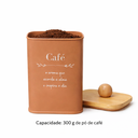 Ver imagem 3 de Pote para Café com Tampa Hermética de Bambu Terracota
