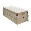 Ver imagem 2 de Cama Box Solteiro Americano Molas Ensacadas Black Horse Fortezza 96x203 Carolina Mattress Guild 96x2