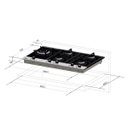 Ver imagem 2 de Cooktop 5 Bocas à Gás Automático Platinium Prime Fischer Bivolt