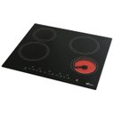 Ver imagem 2 de Cooktop Elétrico Fischer 4 Bocas com Touch Screen Vitrocerâmica 220v