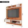 Painel para Tv até 65 Polegadas Sena Marrom Caemmun - 8
