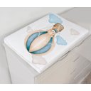 Ver imagem 5 de Kit Berço Enxoval de Bebê Safari Ursinho Aviador Azul - Kt566