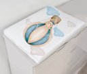 Ver imagem 5 de Kit Berço Enxoval de Bebê Safari Ursinho Aviador Azul - Kt566