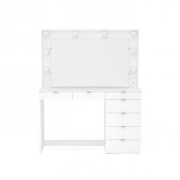 Penteadeira Camarim com Espelho 7 Gavetas Las Vegas Politorno - 8 Penteadeira Camarim com Espelho 7 Gavetas Las Vegas Politorno - 8