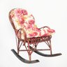 Cadeira de Balanço Vime com Almofada Relaxante Confortavel - 1