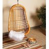 Cadeira de Balanco de Teto de Vime Natural - 2