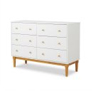 Ver imagem 3 de Cômoda Industrial Estella 6 Gavetas p/ Quarto Casal Design Moderno - Branco Premium