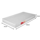 Ver imagem 3 de Kit 2 Colchões Liso para Berço 130x70x10cm D18 - Prorelax - Branco