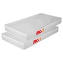 Ver imagem 1 de Kit 2 Colchões para Berço Liso 130x60x10cm D18 - Prorelax - Branco