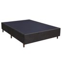 Ver imagem 1 de Base Para Cama Box Casal 138cm Suede Liso Tower NW Marrom - Gazin