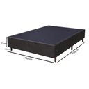 Ver imagem 5 de Base Para Cama Box Casal 138cm Suede Liso Tower NW Marrom - Gazin