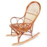 Cadeira de Balanço em Vime para Varanda - 1