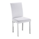 Ver imagem 2 de Kit 8 Cadeiras Vitória para Sala de Jantar-Assento sintético branco GAT MAGAZINE