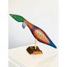 Escultura Pássaro do Brasil em Madeira. Decoração. Artesanal - 3