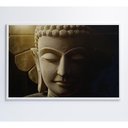 Ver imagem 5 de Quadro Buda Face 60x40 Cm Adesivo Fotográfico