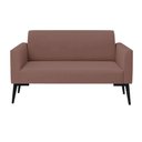 Ver imagem 4 de Sofá Namoradeira Pés Villach Marisa Veludo D03 - D\'rossi Cor Rose
