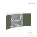 Ver imagem 6 de Armário para Escritório 2 Portas com Chave