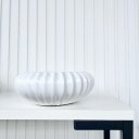 Ver imagem 2 de Decoração vaso centro de mesa ikebana médio luxo cor branca