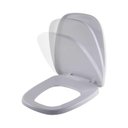 Ver imagem 2 de Assento Sanitário Polipropileno Mônaco Branco para Vaso Agnes.t