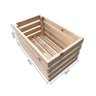 Caixa Organizadora Caixote Decorativo Multiuso Pinus 47x29 - 5