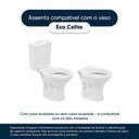 Ver imagem 4 de Acento Sanitário Acrilico Eco Branco para Bacia Celite 6lpf