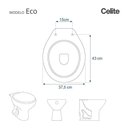 Ver imagem 3 de Acento Sanitário Acrilico Eco Branco para Bacia Celite 6lpf