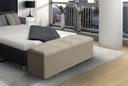 Ver imagem 2 de Calçadeira Baú Raissa 100 cm Suede Bege