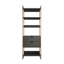 Ver imagem 2 de Modulo Closet Industrial com Gaveta Ferro Cobre Preto