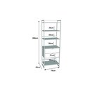 Ver imagem 3 de Modulo Closet Industrial com Gaveta Ferro Cobre Preto