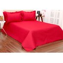 Ver imagem 1 de Kit Cobreleito Classic Queen 03 Pçs Vermelho