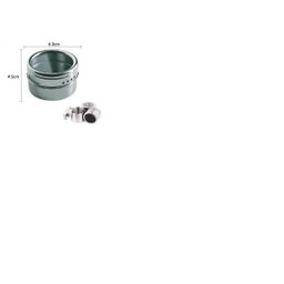 Jogo Porta Condimentos Magnético em Aço Inox 5 Peças - 3