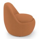 Ver imagem 5 de Poltrona Orgânica Living Memphis Fixa Bouclê Terracota - Desk Design