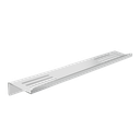 Ver imagem 1 de Prateleira Suporte Duplo para Banheiro Alto Brilho Grega Aço Inox 40cm