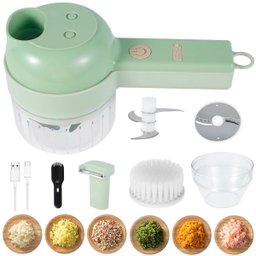 Mini Processador 4 em 1 Elétrico Recarregável Alho e Mais - 3