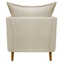 Ver imagem 6 de Kit 2 Poltronas Decorativa para Sala Recepção Escritório Consultório Reforçada Eliza Tecido Suede