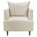 Ver imagem 2 de Kit 2 Poltronas Decorativa para Sala Recepção Escritório Consultório Reforçada Eliza Tecido Suede