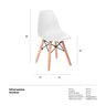 Cadeira infantil Eames Eiffel Junior - Kids - Branco - 8
