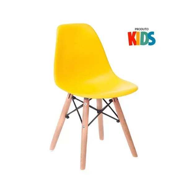 Cadeira infantil Eames Eiffel Junior - Kids - Amarelo