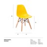 Cadeira infantil Eames Eiffel Junior - Kids - Amarelo - 6