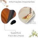 Ver imagem 7 de Suporte Porta Toalha Triplo de Chão para Banheiro Lavabo com Base em Madeira - Édecasamóveis