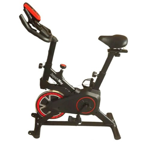 Bicicleta Ergométrica Spinning Profissional Mecânica 6 Kg Suporta 120 Kg Importway Iwf016