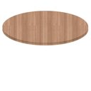 Ver imagem 1 de Tampo Redondo 90 cm (Largura) P25 Pandin MDP 2,50 cm (Altura) Cor Noce Naturalle