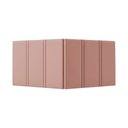 Ver imagem 1 de Cabeceira Box Casal Duana Painel Estofado Dobrável para Quarto Fixação Parede - Rosa
