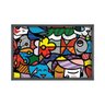 Quadro com Moldura Britto Garden GRAFITTI METALIZADO - Médio - 2