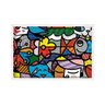 Quadro com Moldura Britto Garden Branco - Médio - 2