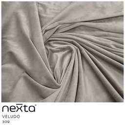 Sofá Curvo 2 Lugares 150cm Eron Braço Direito Veludo Perfectly Pale - Nexta Casa - 4