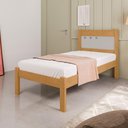 Ver imagem 5 de Cama de Solteiro Flex Guaraci com Collchão Naturalle Off White